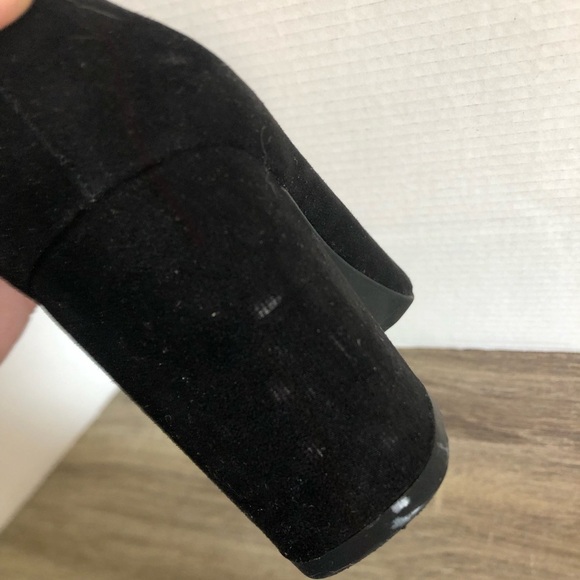 H&M Black and Tan Women's Chunky Heeled Pumps - Picture 12 of 13